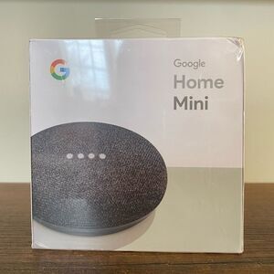 Google Home Mini - New in Box, Charcoal Grey